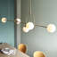 Cadel Impressive 5-Light Antique Brass Linear Chandelier