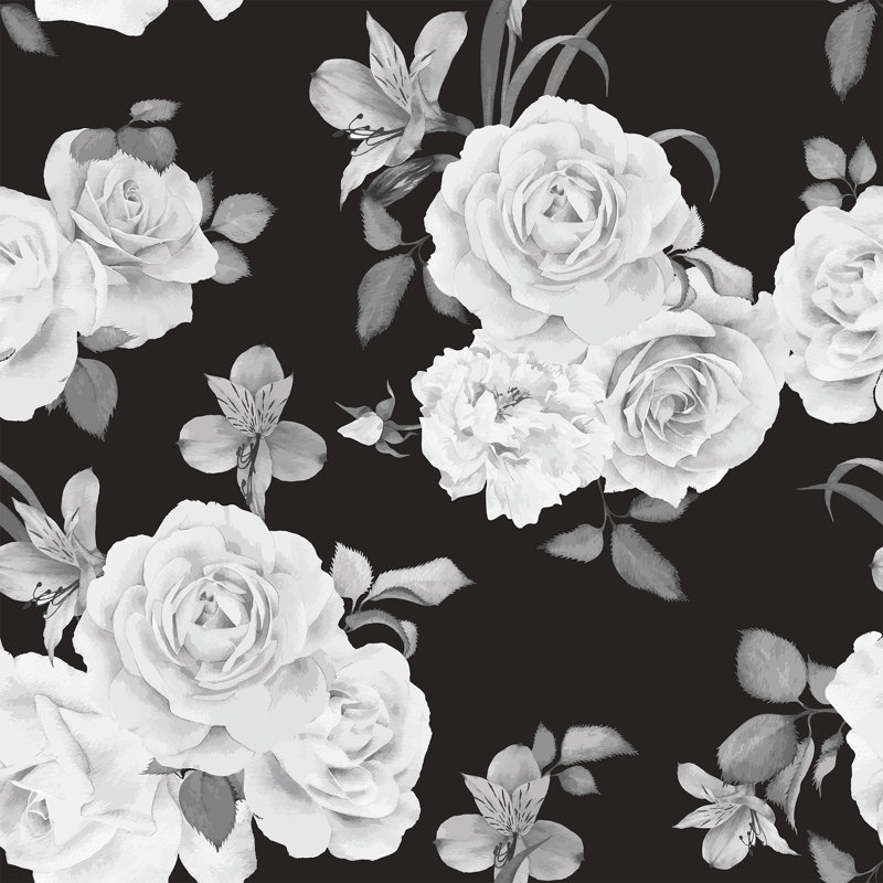 Pate Peel & Stick Floral Tile