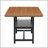 A 71 * 35.4 Inch Dining Table With A Tabletop Cleverly Pieced Together By Four Walnut Textured MDF Boards. The Desktop Has A 43.3 * 19.7 Storage Platform. Very Suitable For Family Gatherings,Etc-249118917