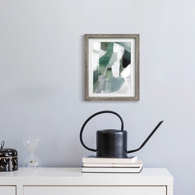 Turquoise Waters II -Framed Print, 28.5" H x 20.5" W, Distressed