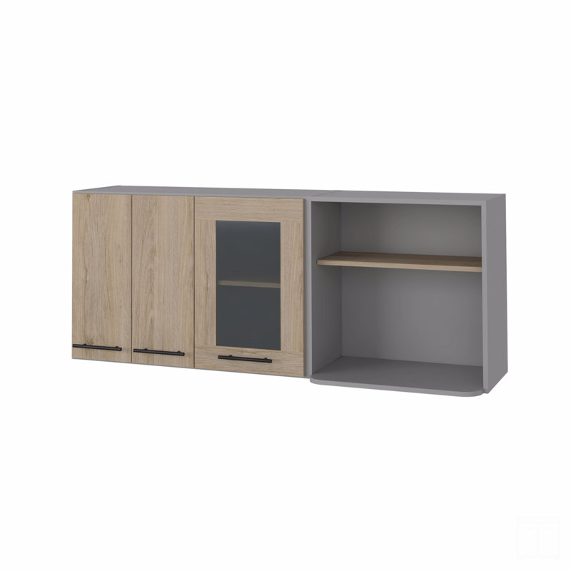 Armoire murale 3 tablettes 3 portes