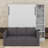 Full Size Murphy Bed Wall Bed With Sofa And Shelves