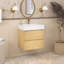 Meuble-lavabo simple 24 po avec plateau Kansiray-2126896355-2126896354