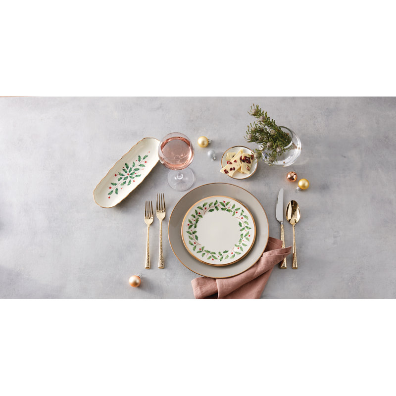 Holiday 3 Piece Dinnerware Set, Service for 1