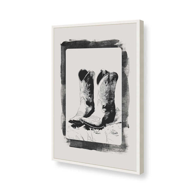 Impression de cartes monochromes occidentales III, Blanc opaque, H 21 po x l 17 po