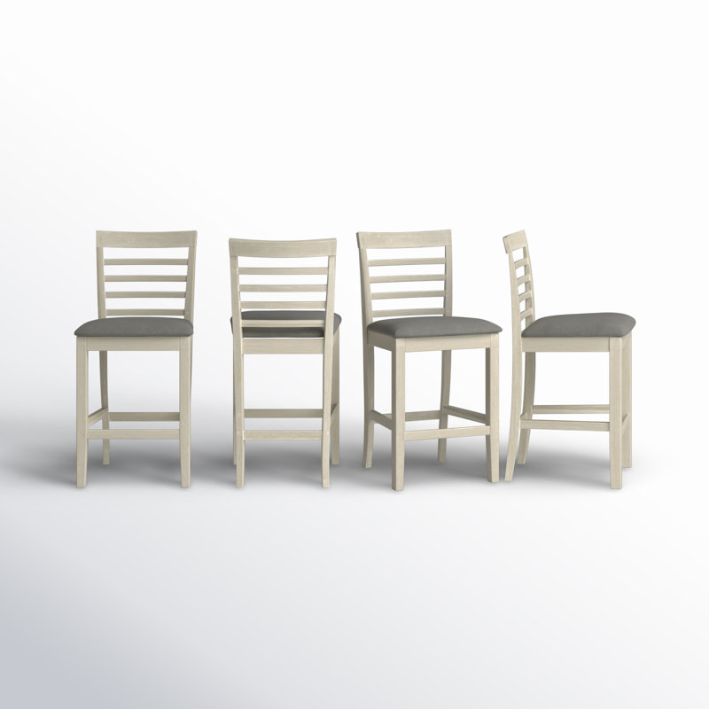 Chaise de comptoir Ance (ensemble de 4), Gris
