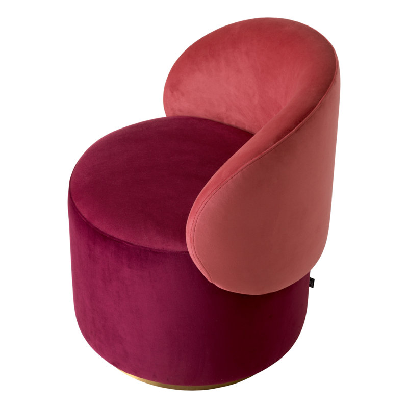 Greer Upholstered Dining Chair, Savona Bordeaux Red