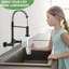 Double-Handle 2-Hole Wall-Mount Pre-Rinse Bridge Kitchen Faucet-125077424