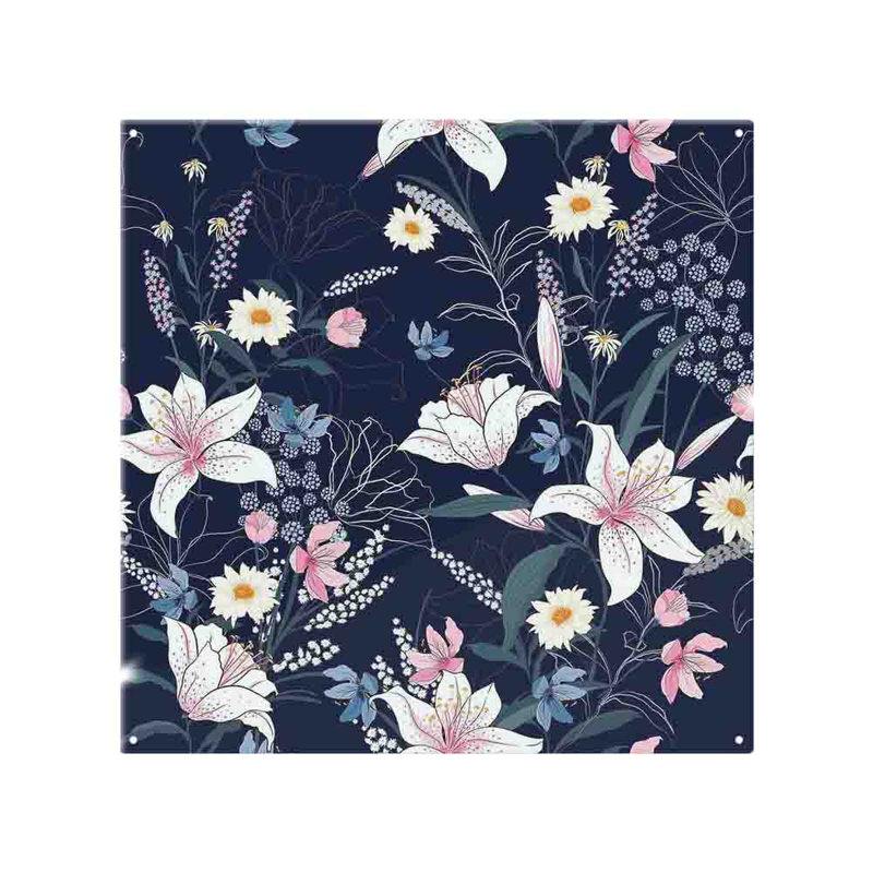 Tropical Flowers Splash Back, 60cm L x 60cm W