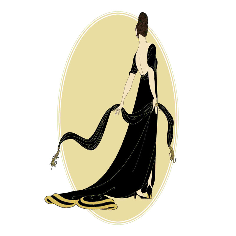 Petite - Mesdames sophistiquées IV, H 18 po x l 12 po