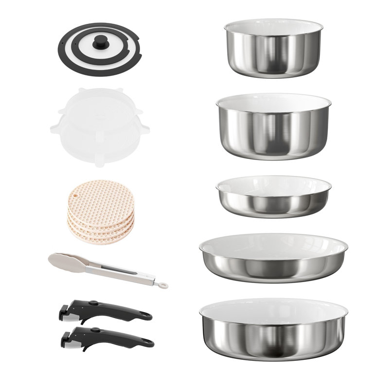 Batterie de cuisine en acier inoxydable Caannasweis