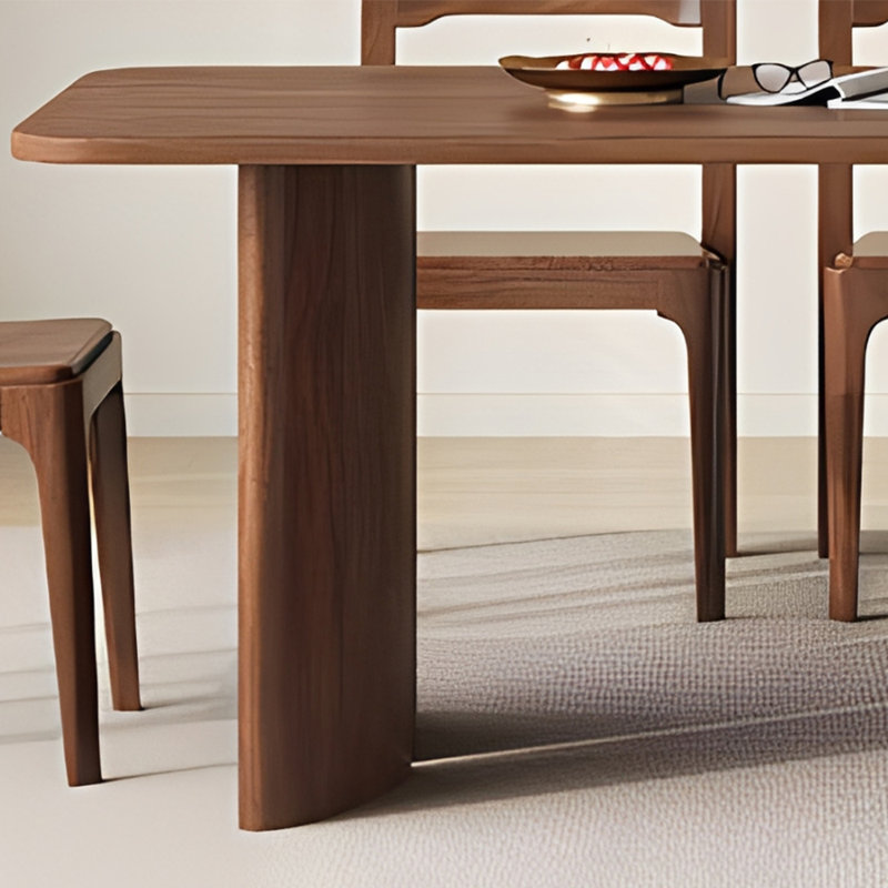 Ensembles de table de salle à manger modernes et simples, 7 pièces : table, 6 chaises, 30.51" H x 70.86" W x 34.64" D
