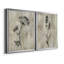 «Sumi-e Silhouette I», ensemble de 2 reproductions d'art-1917085886-1917085885-1980170826