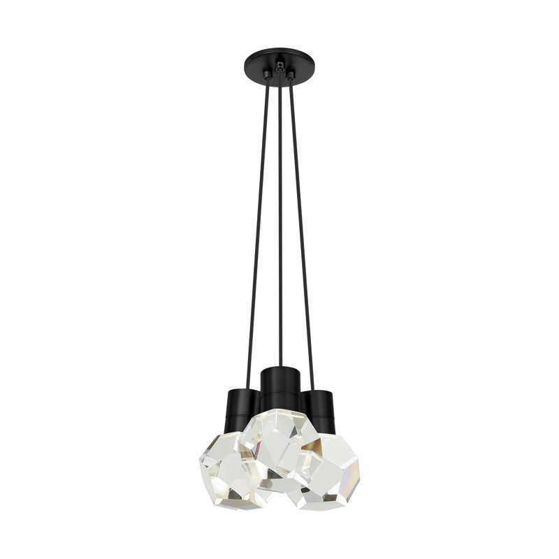 Kira 3 - Light LED Pendant, Black