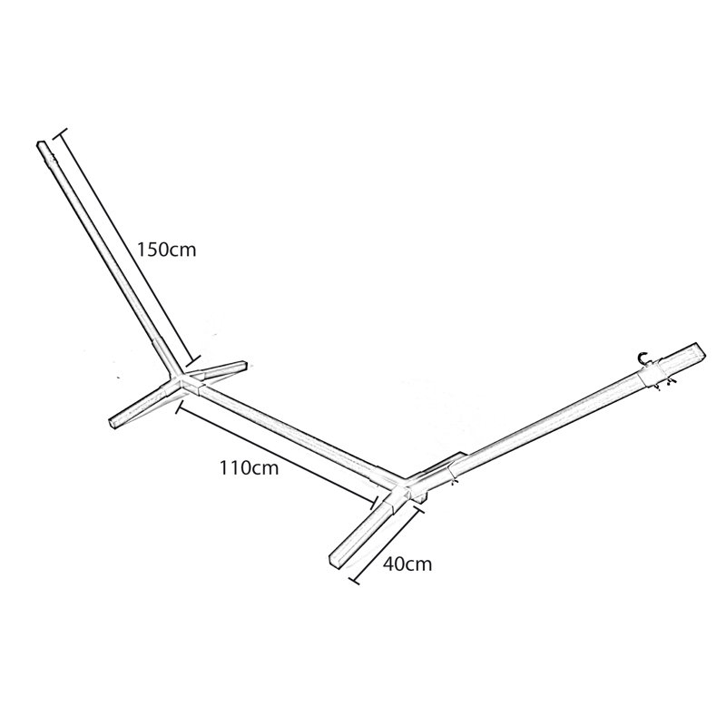 Morrissey Wood Standard Hammock Stand
