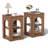 Farmhouse Square End Table With Storage-1353802250