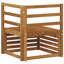 63 cm W Solid Wood Patio Sofa