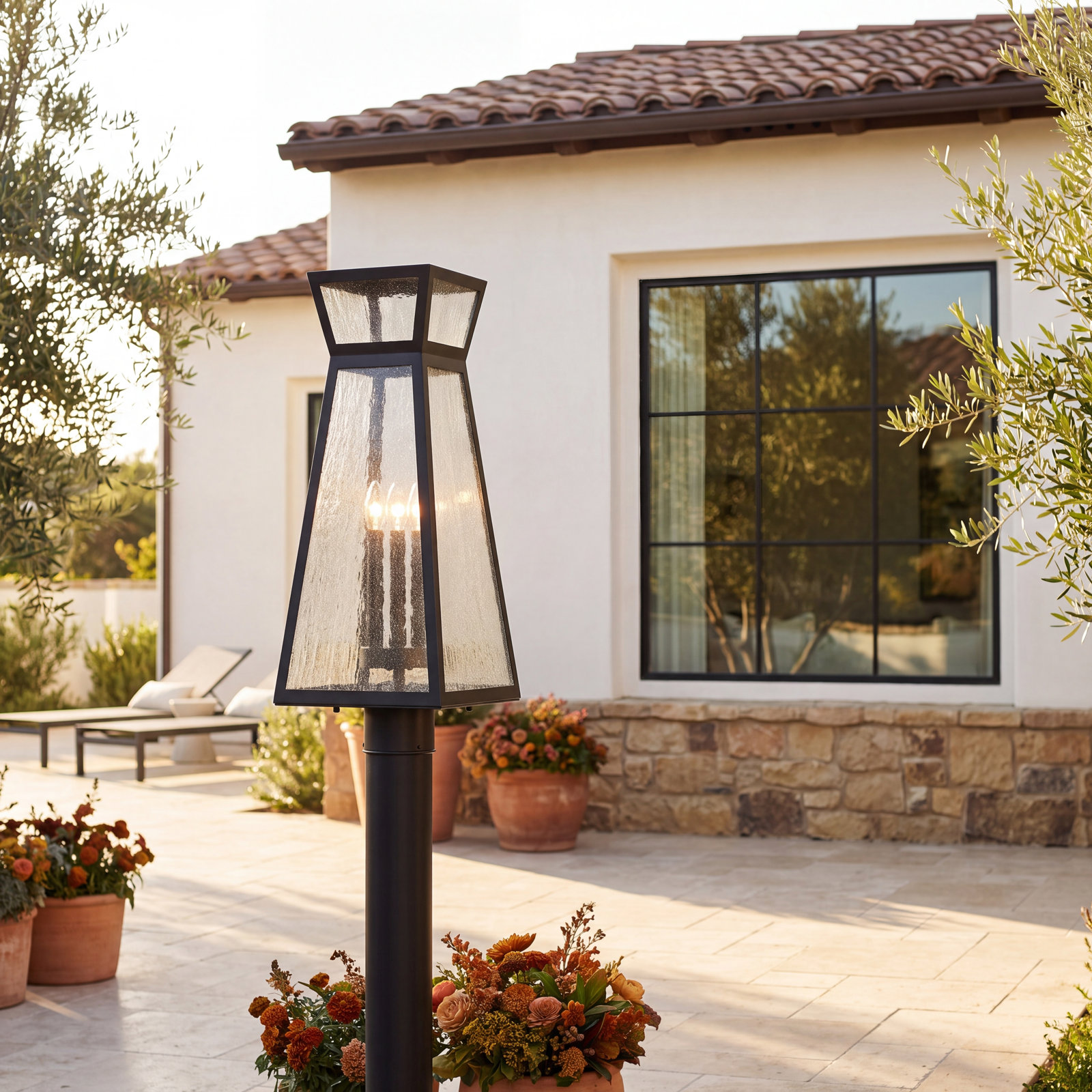 Keima Metal Outdoor Post Lantern