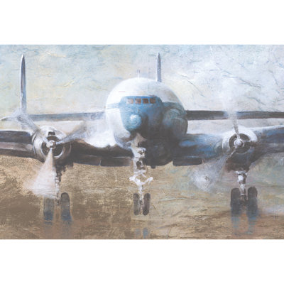Airplane 3 - Wrapped Canvas Art Prints