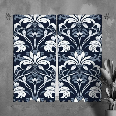 Paire de rideaux obscurcissant en polyester Jamayla