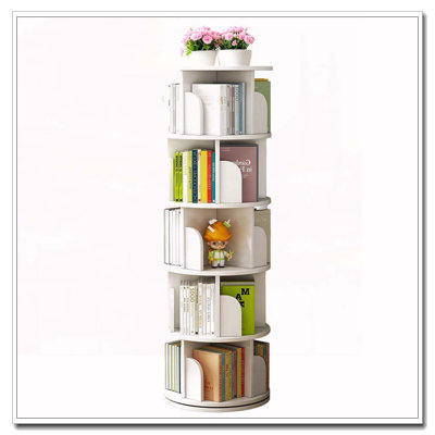 Bibliothèque rotative à 5 niveaux, 360 °