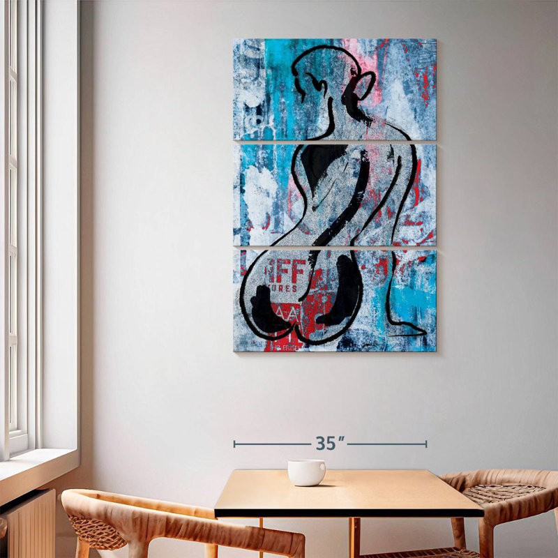 Portrait de femme Leisha, H 65 po x l 42 po
