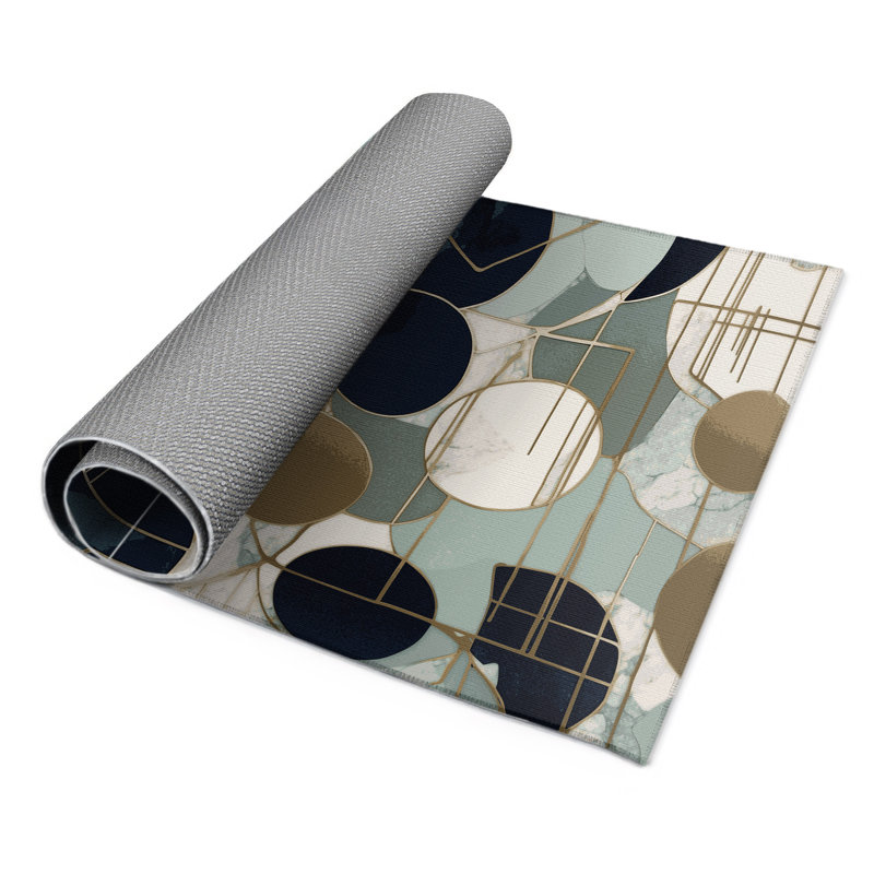 Tapis intérieur et extérieur Starbeam Halo, Rectangle 1 pi 6 po x 2 pi 6 po