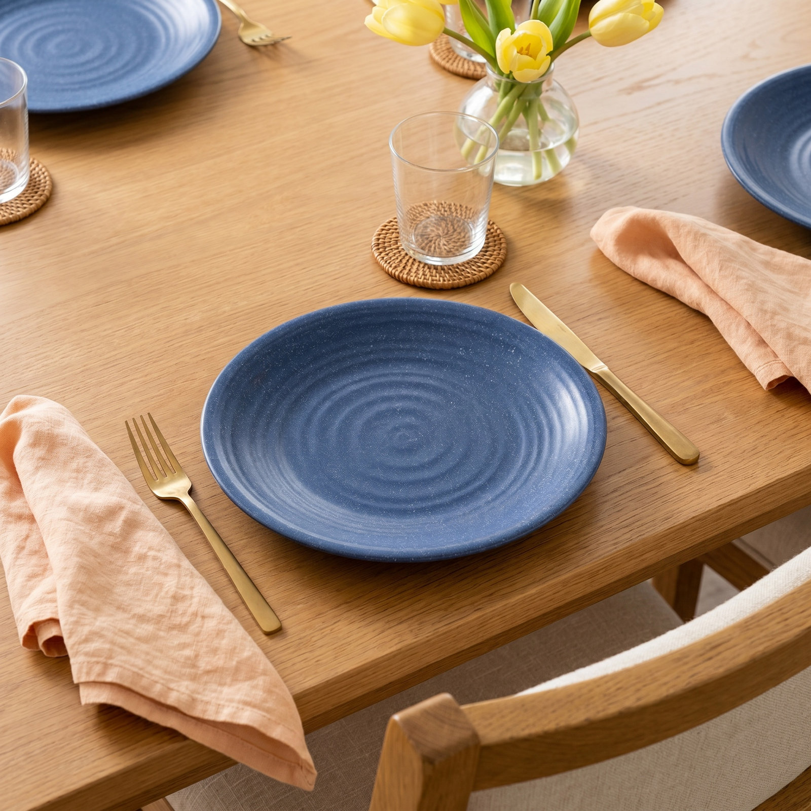 Denver 9" Salad Plate, Indigo