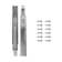Drawer Slide Side Mount Soft Close Full Extension Cadmium Finish