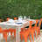 Perdomo Set of 4 Stackable Metal Dining Chairs, Patio Side Chair Set for Indoor Outdoor Dining Room, Kitchen, Garden and Patio Use-134487329