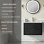 Meuble-lavabo mural simple et flottant 30 po avec lavabo en céramique-122274427
