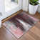 Machine Washable Indoor/Outdoor Xhevrie Merlot Rug