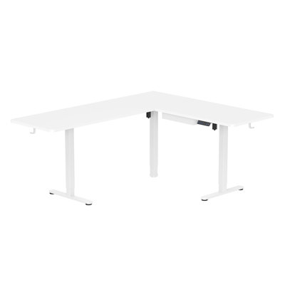 Bureau de coin debout à hauteur ajustable électrique XL