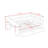 Wood Daybed with Shelves, Drawers, Charging Station, LED and Desk-1291489860-1291489861