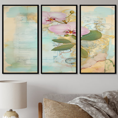 Kittrell - ensemble de décoration murale orchidée