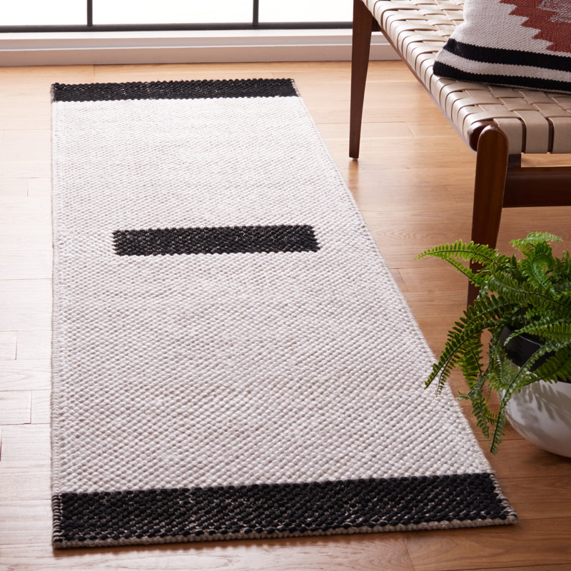 Maelani Flat Weave Wool Rug, Runner 2'3" x 8'