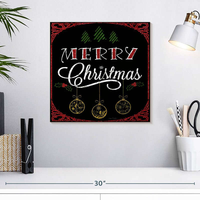 Joyeux Noël scintillant Lelend, H 16 po x l 16 po
