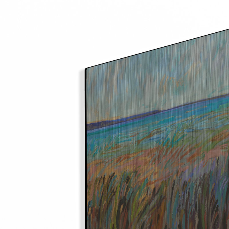 «Luxe Metal Art« Summers Coast »par Jane Schmidt» par Jane Schmidt, H 12 po x l 16 po