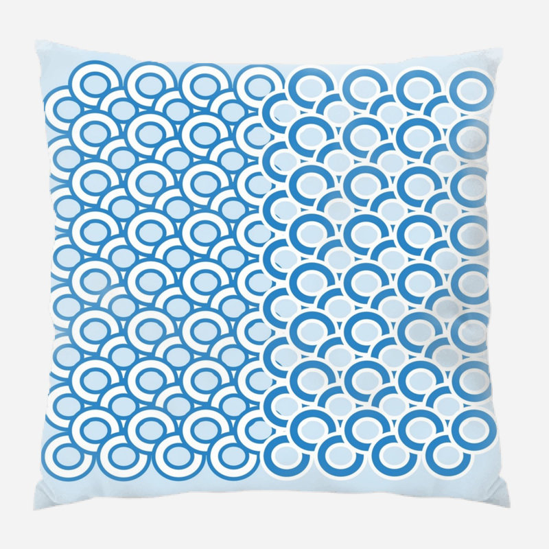 Coussin décoratif géométrique