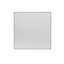 Miroir mural 36 po x 36 po moderne en aluminium noir, pour salle de bain, salon, chambre à coucher, reflet tout autour, cadre de salle de bain surdimensionné facile à installer, monté, à l'épreuve, reflet tout autour