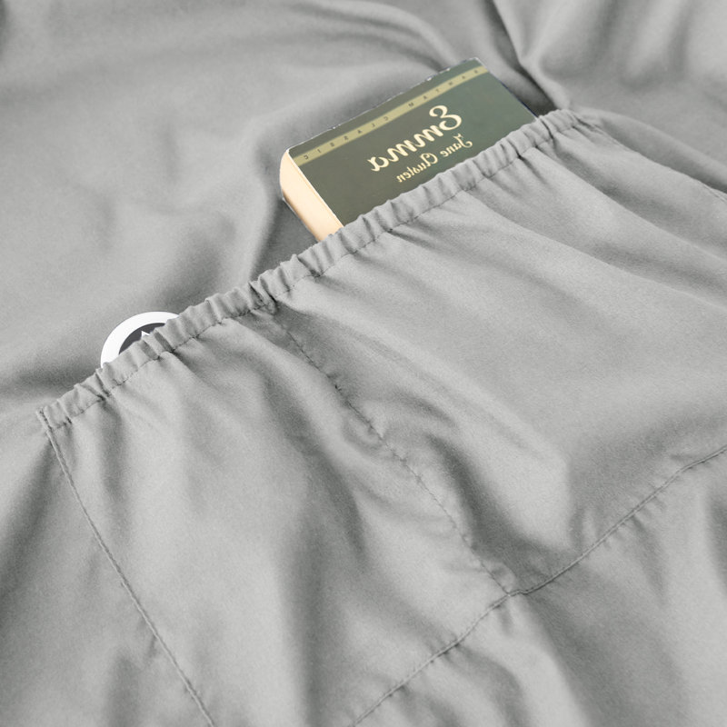 Drap-housse Barossa, Drap-housse de taille double, Gris clair