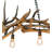 8 - Light Antler/Steel Dimmable Modern Linear Chandelier