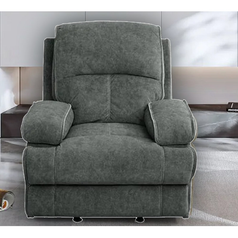 Fauteuil inclinable marron, Gris