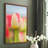 Twotone Tulip Framed Print - Solid Wood-848980625-849005997