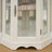 70" Lighted Corner Display Curio Cabinet With Tempered Glass Doors And Shelves-667341118