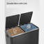 Steel Recycling Bin - 60 L