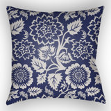 Moody Floral Floral Throw Pillow