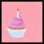 Birthday Cupcake Print by Katy Montica-1658830398-1658830399