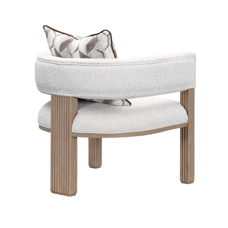 West Kensington Accent Chair, Medium Yellow Wood