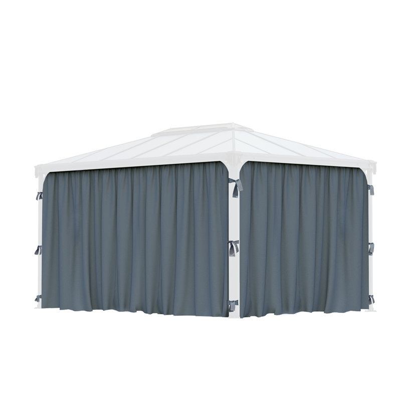 Palram - Canopia Martinique 4300 10' x 14'  Gazebo Curtain Side Wall